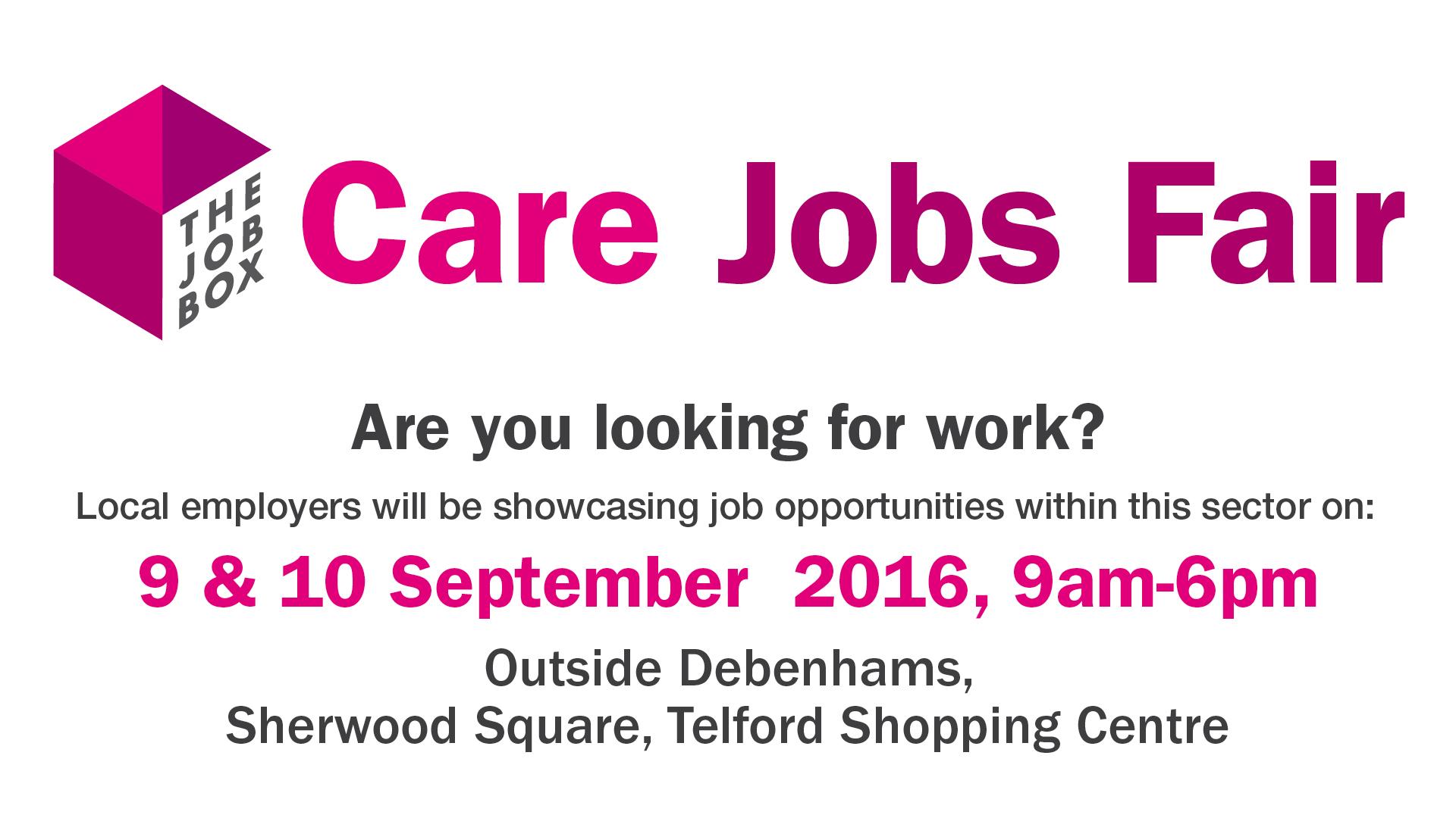 Care Jobs Fair