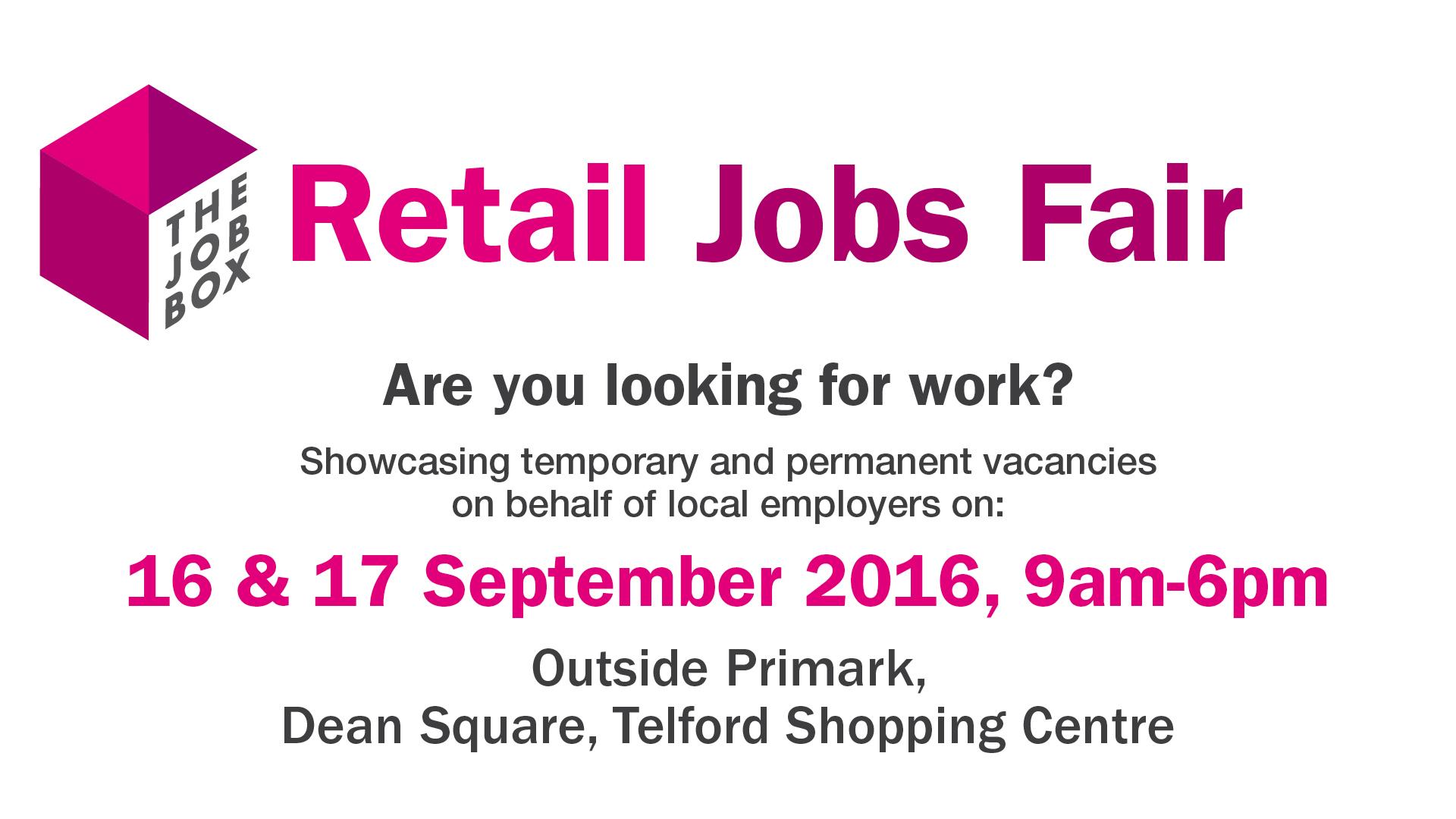 Retail Jobs Fair