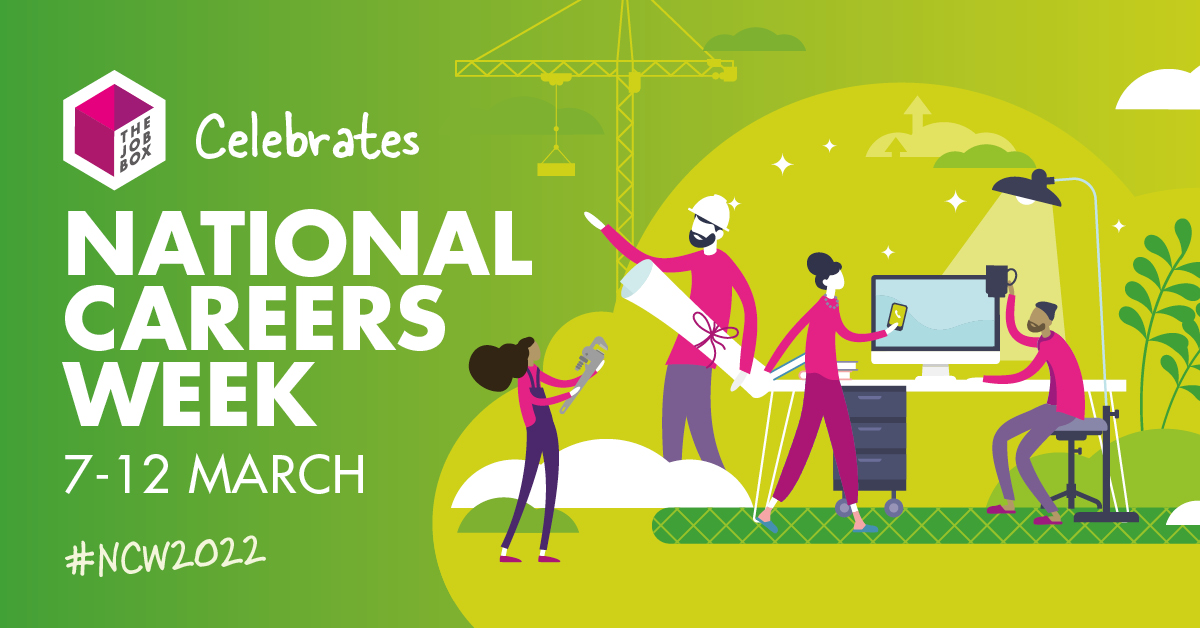 Telford Job Box celebrates National Careers Week - 7 March 2021 - 12 March 2022.