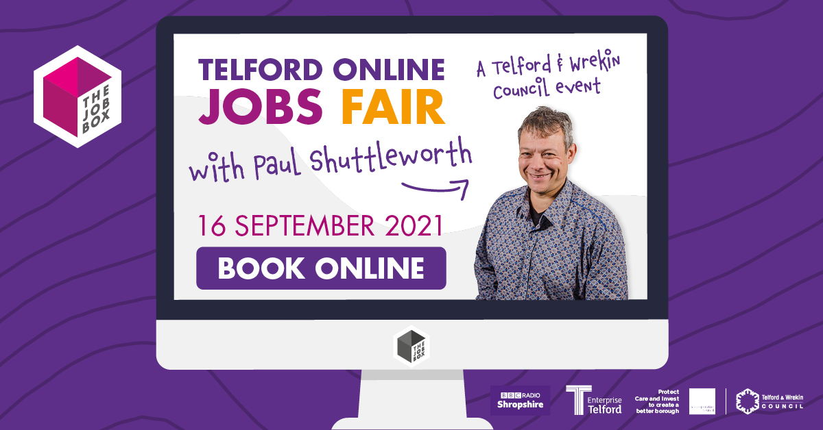 Telford job box online jobs fair banner
